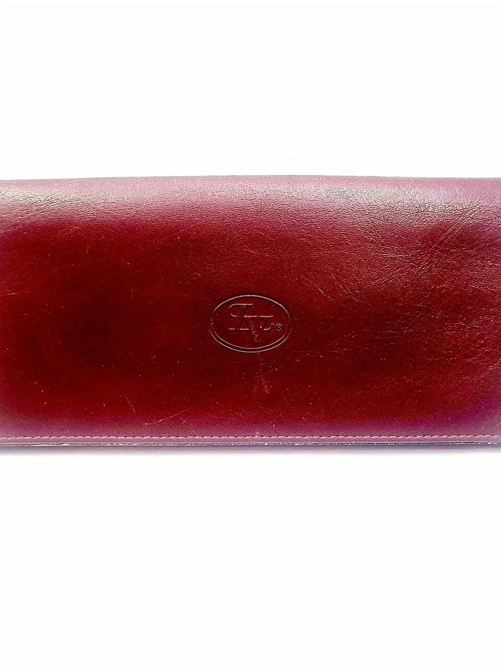 LV Women’s Leather Clutch Wallet - Burgundy